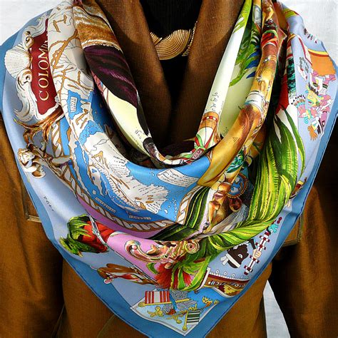 kermit oliver hermes scarves - Hermes native american scarf.